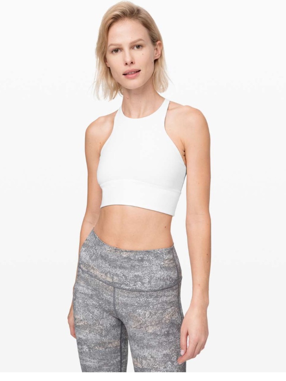 Lululemon Free To Be Moved Bra High Neck- White